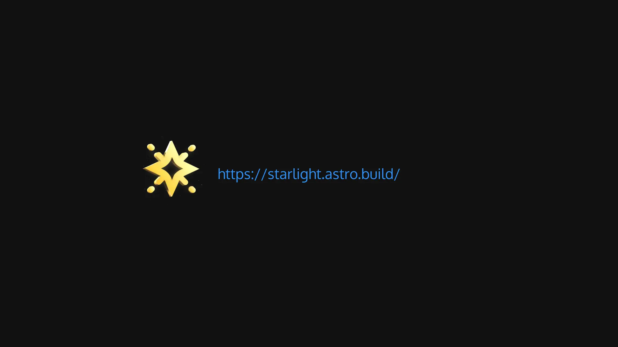 https://starlight.astro.build/
 