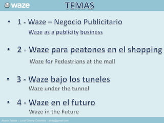Alvaro Tejada – Local Champ Colombia - alvtej@gmail.com
 