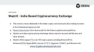 Wazirx Clone Script Zodeak Pptx