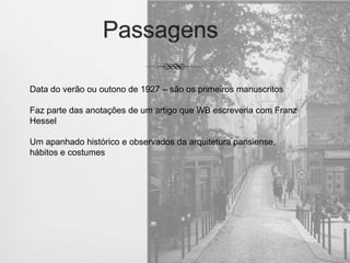 O TÉDIO, ETERNO RETORNO Revela uma Paris fria e chuvosaonde o tédio se espalhava."Como as forças cósmicas têm apenas um efeito narcotizante sobre o homem vazio e frágil, é o que revela a relação dele com uma das manifestações superiores e mais suaves dessas forças: o tempo atmosférico. É muito significativo que justamente esta influência, a mais íntima e mais misteriosa exercida pelo tempo sobre os homens, veio a se tornar o tema de suas conversas mais vazias. Nada entedia mais o homem comum do que o cosmos. Daí resulta a íntima ligação, para ele, entre tempo e tédio. Um belo exemplo de superação irônica desta atitude é a história do inglês spleenático, que certa manha desperta e dá um tiro na cabeça porque lá fora a chove”. (p.142)