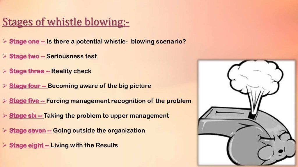 Whistle Blowing