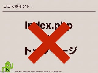 This work by ozone notes is licensed under a CC BY-SA 3.0.
WordPressに必要なファイル
2枚あれば [外観]→[テーマ]に出る！
 