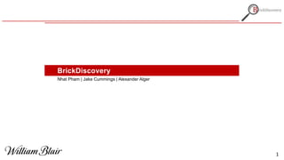 BrickDiscovery
Nhat Pham | Jake Cummings | Alexander Alger
1
 