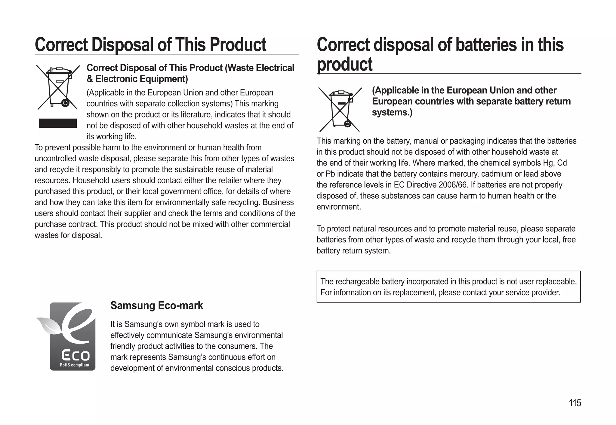 Samsung Camera WB550 User Manual