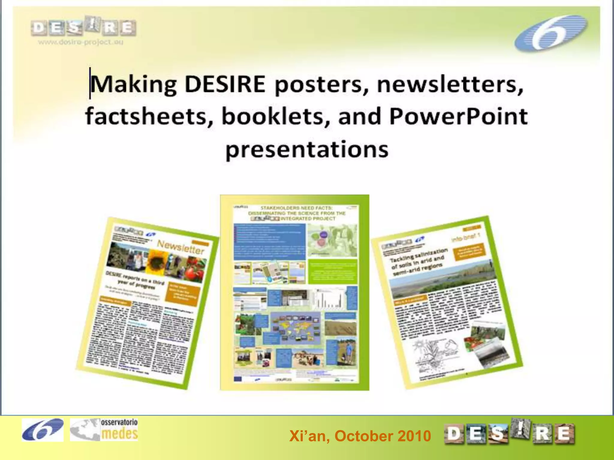 Xi’an, October 2010

 