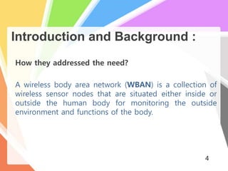 Wireless Body Area Networks for healthcare (Wban) | PPTX