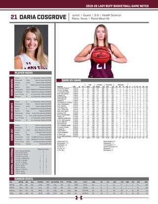 WT Women's Basketball Game Notes (2-26-20)
