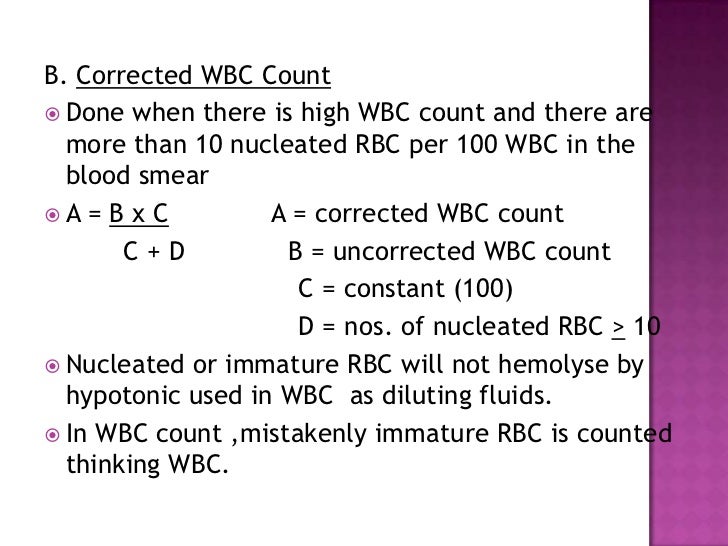 Wbc method