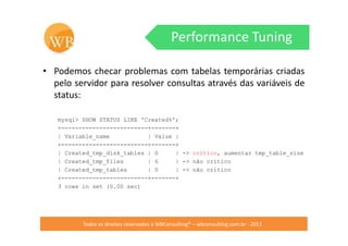 WBConsulting, MySQL Performance Tuning Basics | PDF