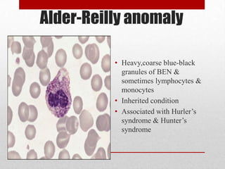 Wbc & platelets anomalies | PPT