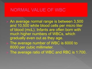 Wbc rbc | PPTX