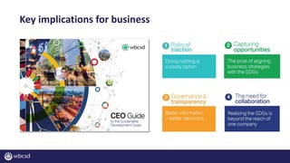 A business lens on the Sustainable Development Goals | PPTX
