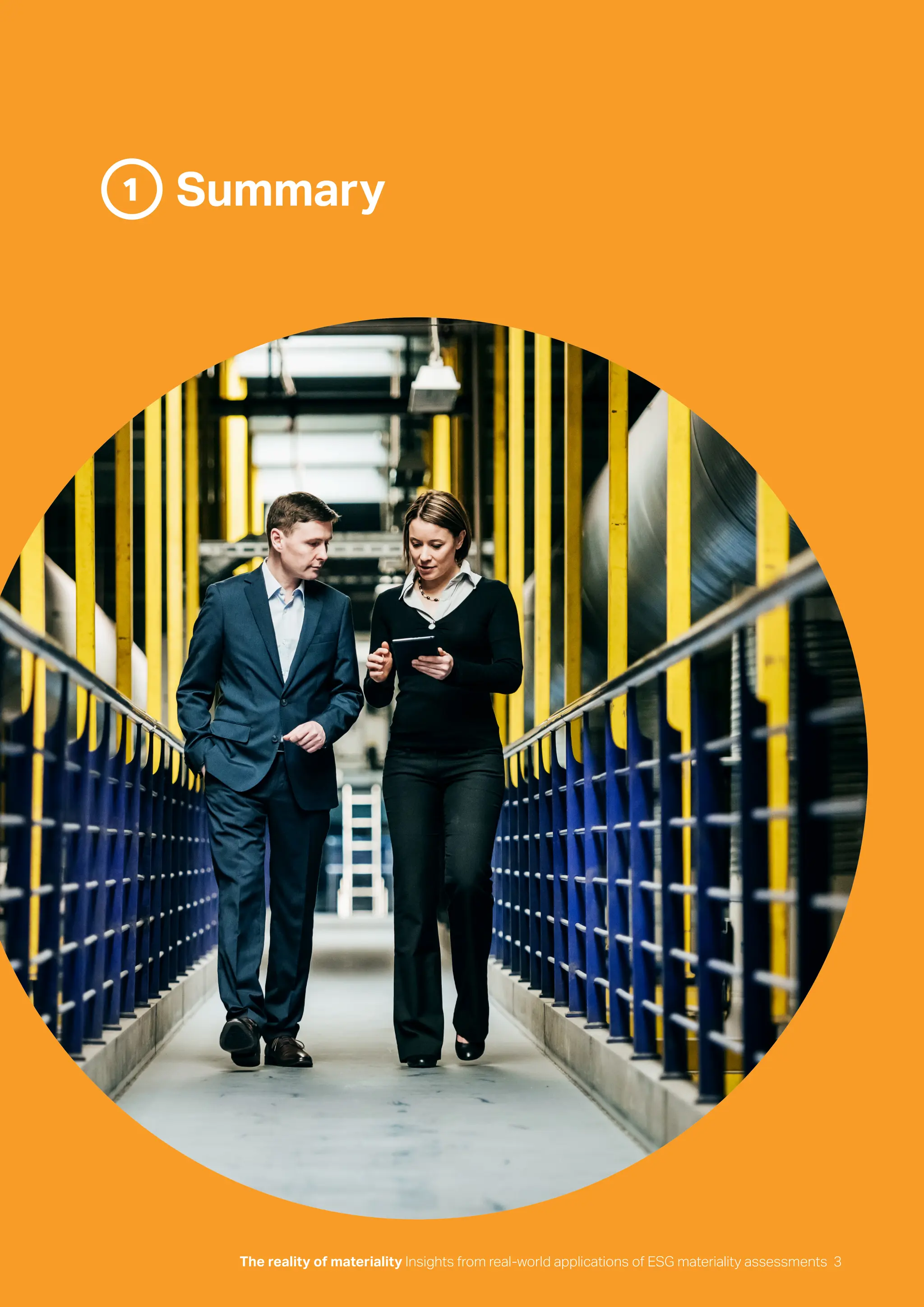 The reality of materiality Insights from real-world applications of ESG materiality assessments 3
Summary
1
The reality of materiality Insights from real-world applications of ESG materiality assessments 3
 