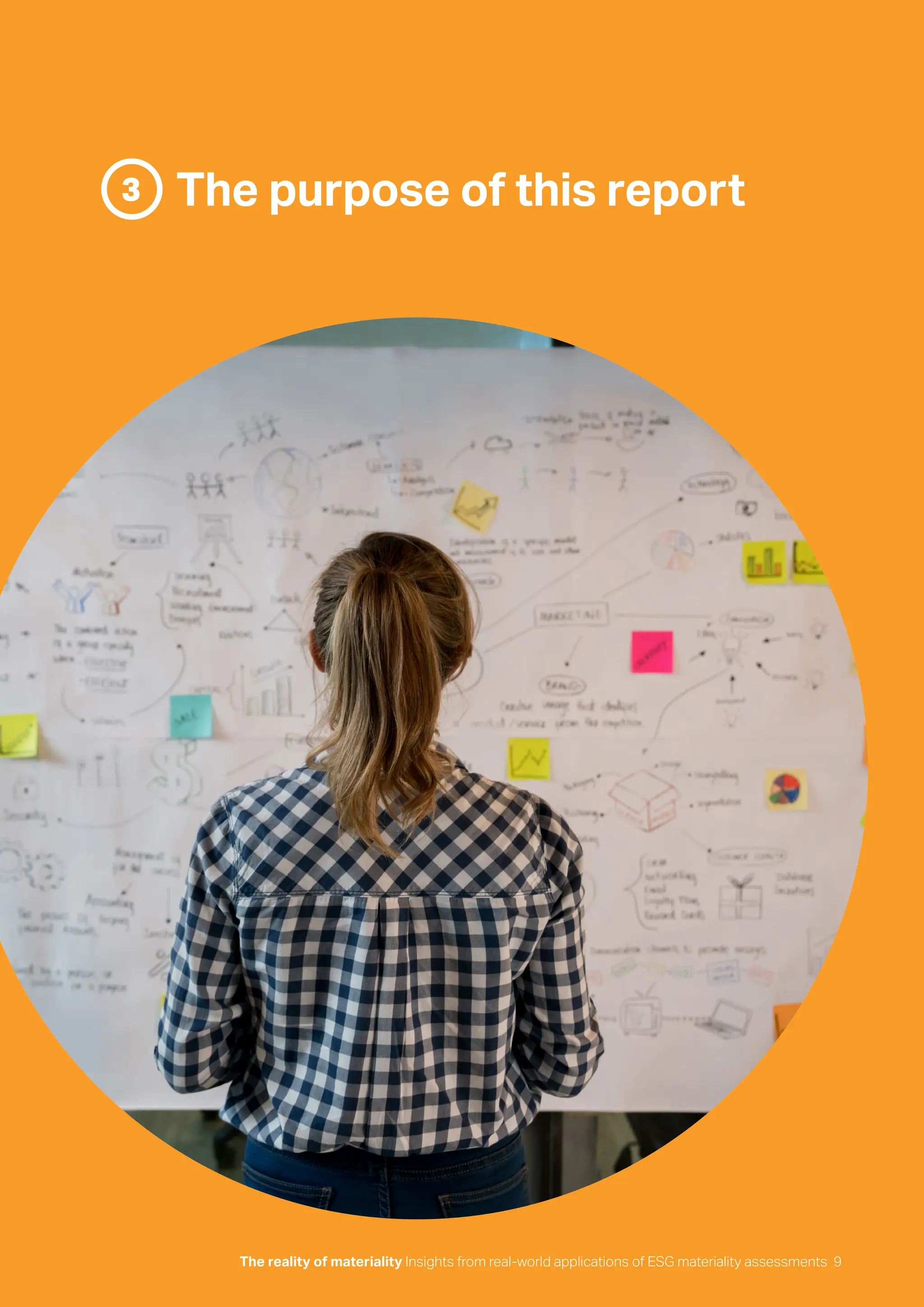 The reality of materiality Insights from real-world applications of ESG materiality assessments 9
The purpose of this report
3
The reality of materiality Insights from real-world applications of ESG materiality assessments 9
 