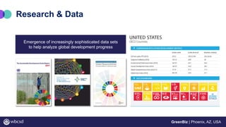 GreenBiz | Phoenix, AZ, USA
Research & Data
Emergence of increasingly sophisticated data sets
to help analyze global devel...