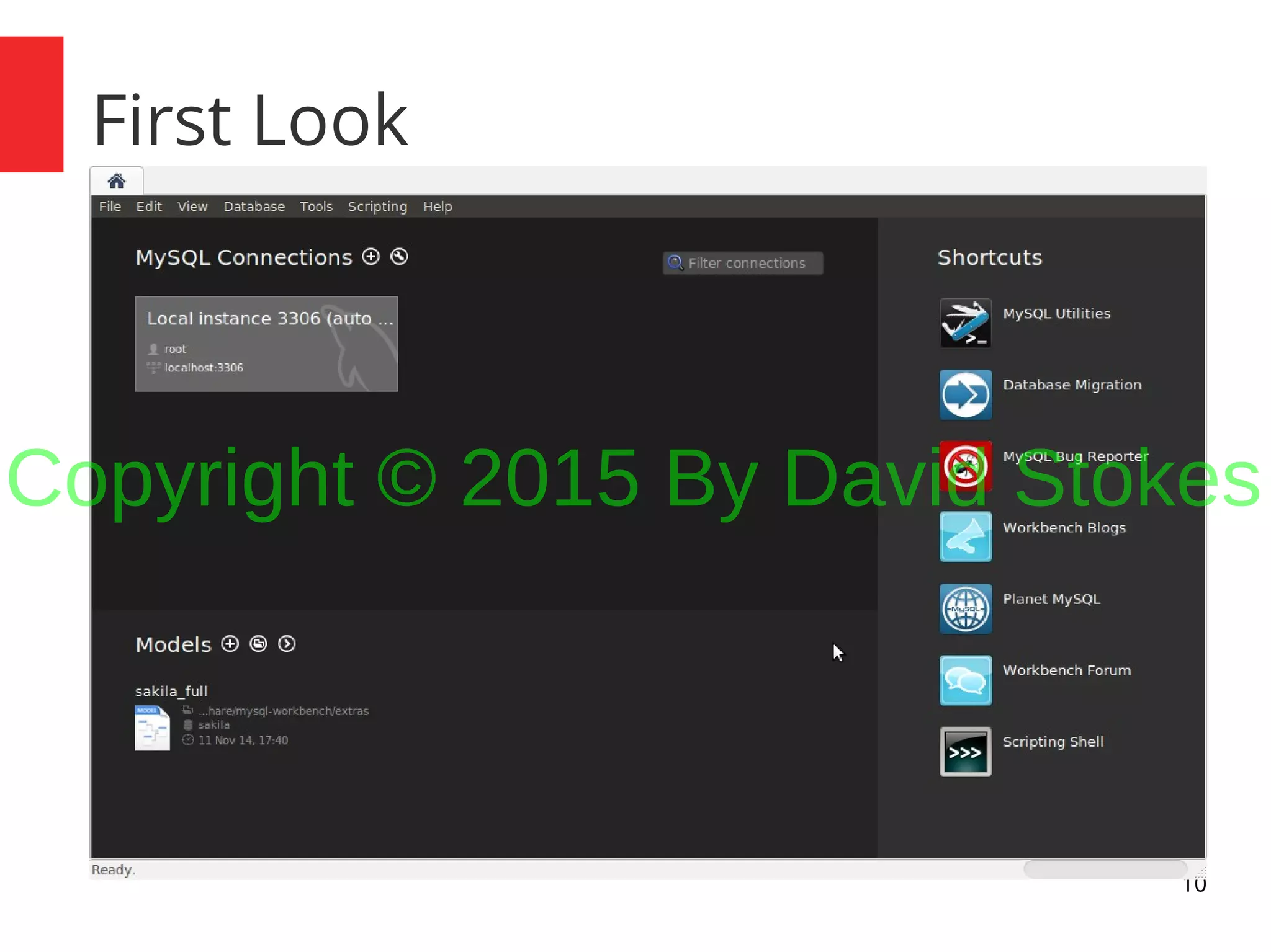 10 First Look Copyright © 2015 By David Stokes 