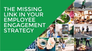 | © 2016 Limeade1
THE MISSING
LINK IN YOUR
EMPLOYEE
ENGAGEMENT
STRATEGY
 
