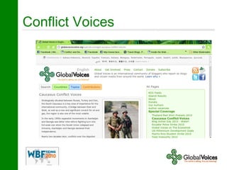 Conflict Voices
 