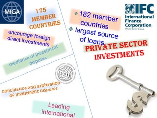 IDAReimbursement:20 – 40 yearsworld’s 81 poorest countries