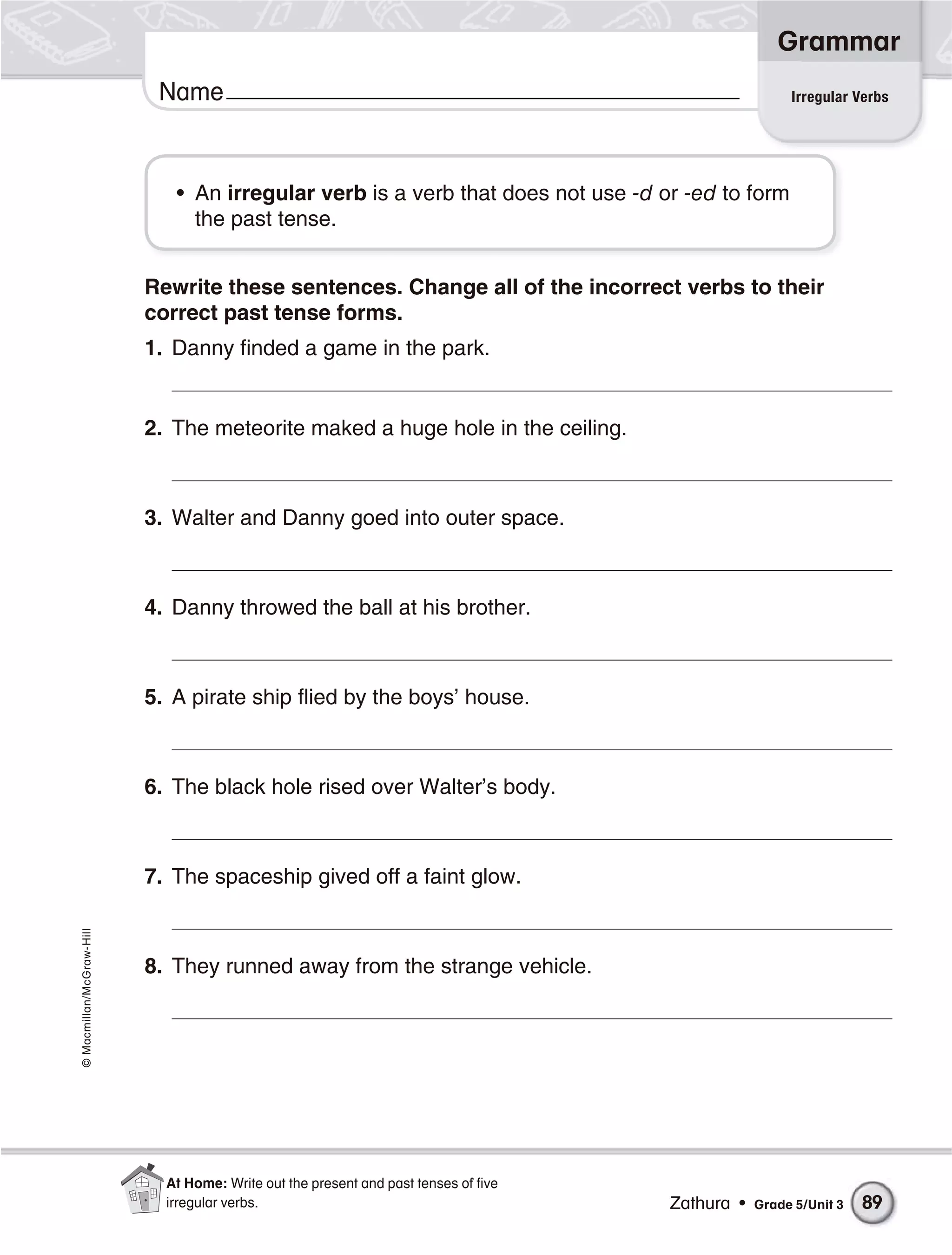 WORKBOOK ENGLISH GRADE 5 | PDF