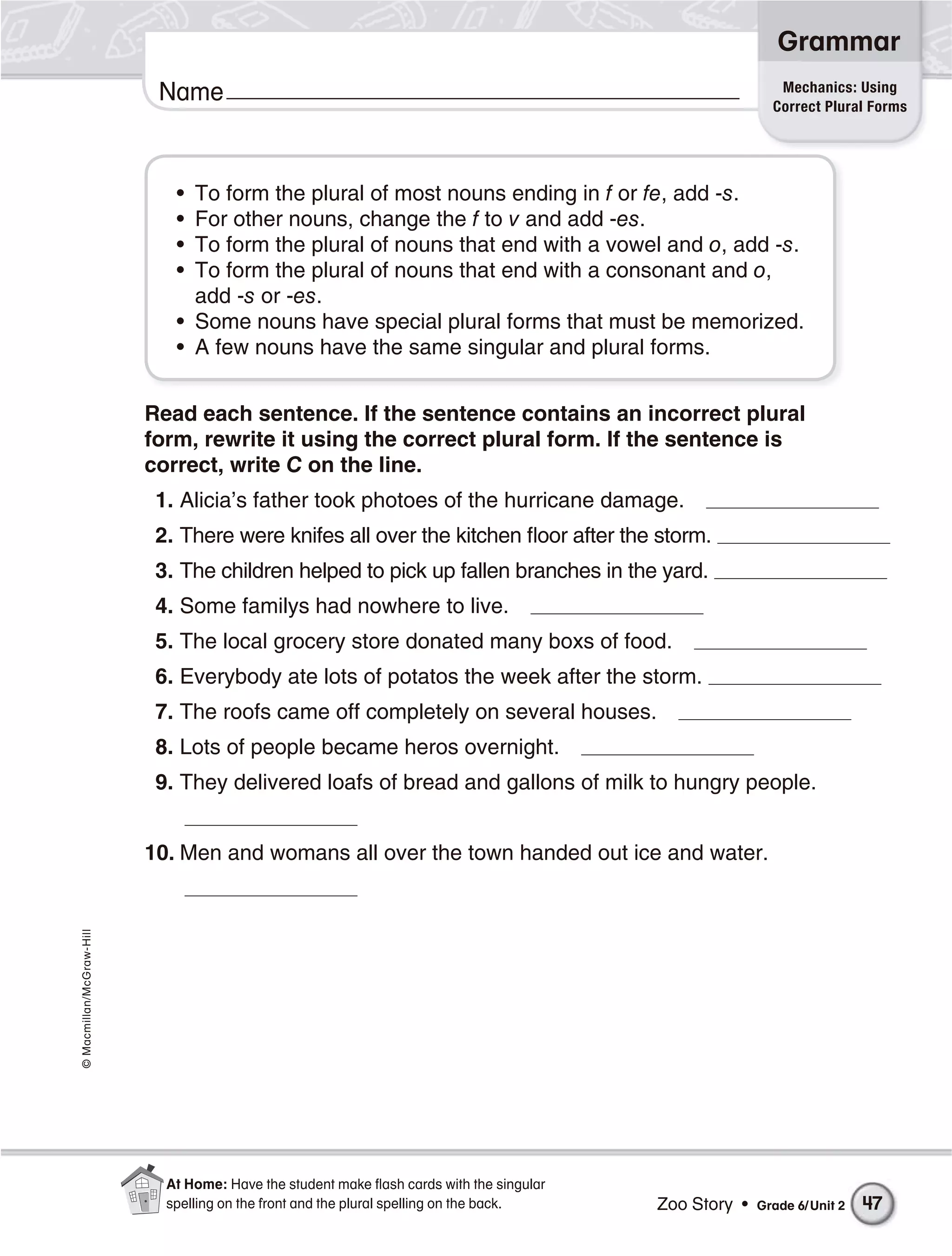 WORKBOOK ENGLISH GRADE 6 | PDF