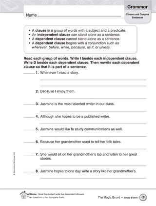 WORKBOOK ENGLISH GRADE 6 | PDF