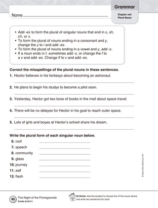 WORKBOOK ENGLISH GRADE 6 | PDF
