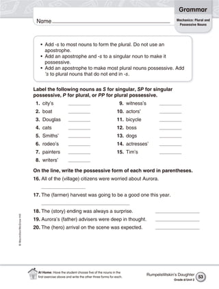 WORKBOOK ENGLISH GRADE 6 | PDF