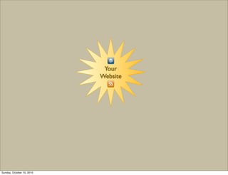 Your
                           Website




Sunday, October 10, 2010
 