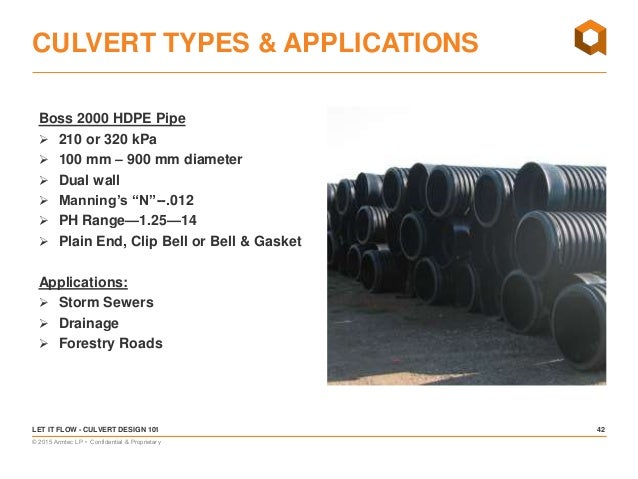 pipe n manning's steel Hydraulics Flow! Let â 101 it Culvert Basic Design pipe n manning's steel Hydraulics Flow! Let â 101 it Culvert Basic Design