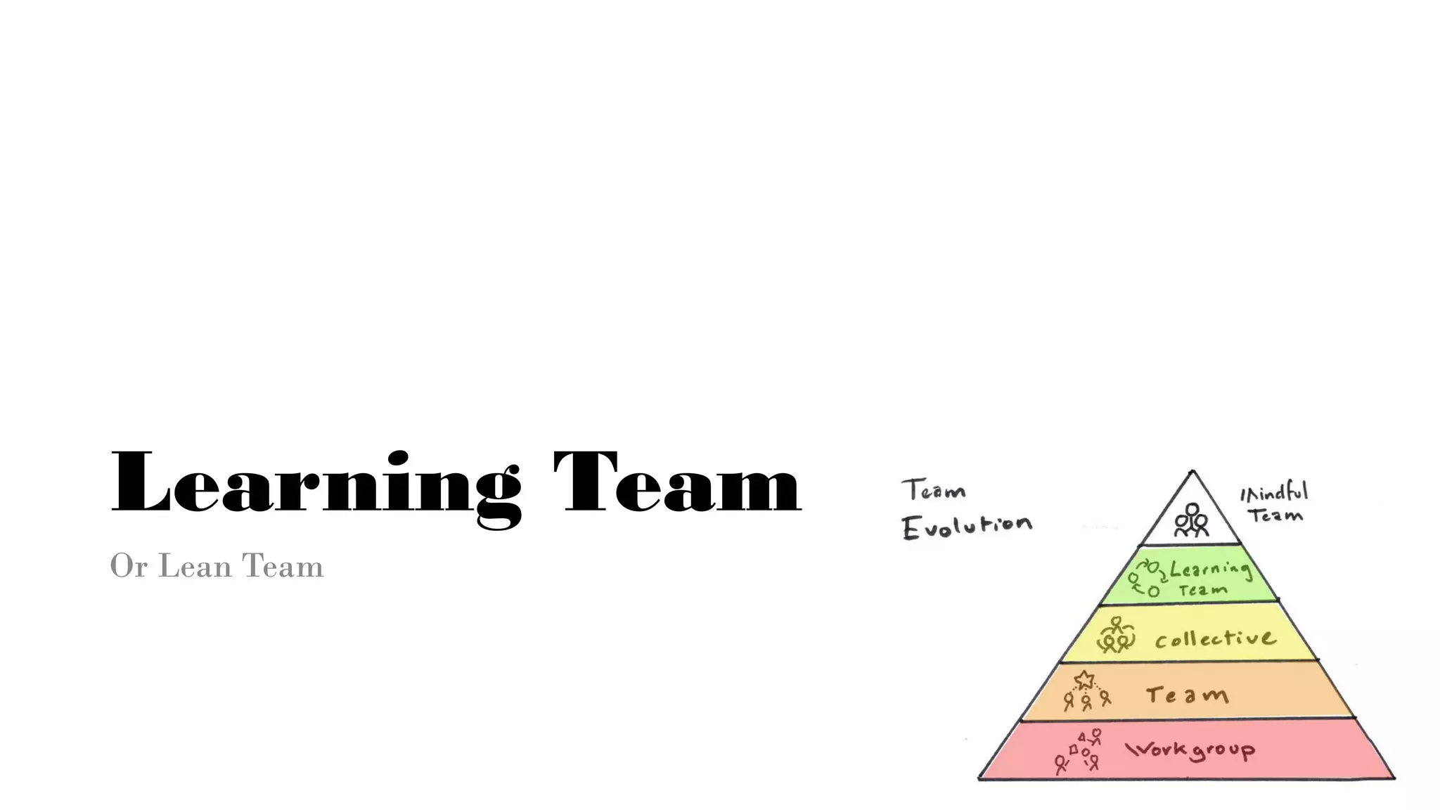 Learning Team
Or Lean Team
 
