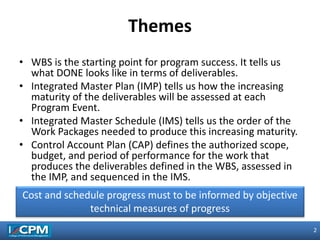 IMP & WBS - Getting Both Right is Paramount | PDF