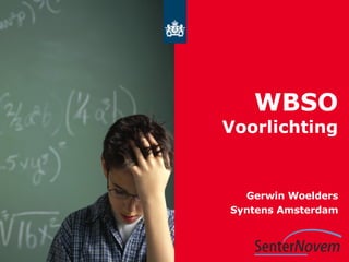 WBSO Voorlichting Gerwin Woelders Syntens Amsterdam 