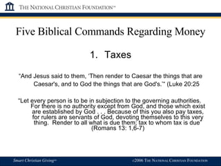 Biblical Stewardship: Min Of Giving Jan 08 | PPT