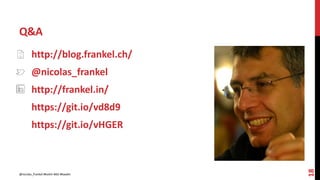 Q&A
18
http://blog.frankel.ch/
@nicolas_frankel
http://frankel.in/
https://git.io/vd8d9
https://git.io/vHGER
@nicolas_frankel #kotlin #dsl #kaadin
 
