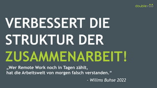 Dr. Willms Buhse @ work2morrow 2022: Digital Leadership: Zwischen Freiheit und Verantwortung – Führung zu Agilität und Selbstorganisation