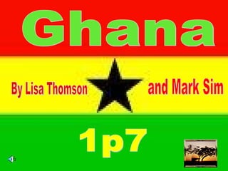 Ghana By Lisa Thomson  and Mark Sim 1p7 