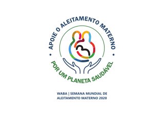 SMAM 2020 - logo da WABA: "Apoie o Aleitamento por um Planeta Saudável"