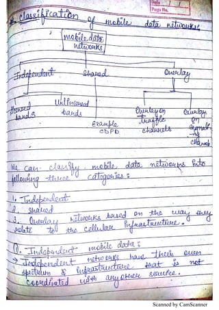 WIRELESS COMMUNICATION HANDWRITTEN NOTES FOR IP | PDF
