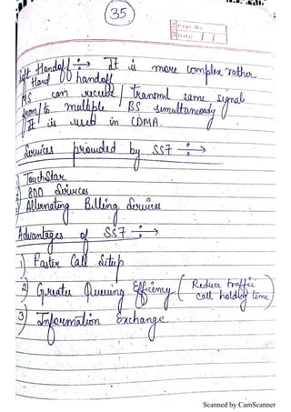 WIRELESS COMMUNICATION HANDWRITTEN NOTES FOR IP | PDF