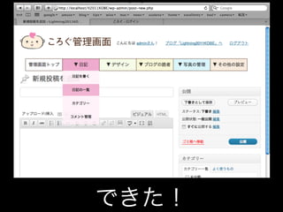WordPressの管理画面を徹底カスタマイズ！
