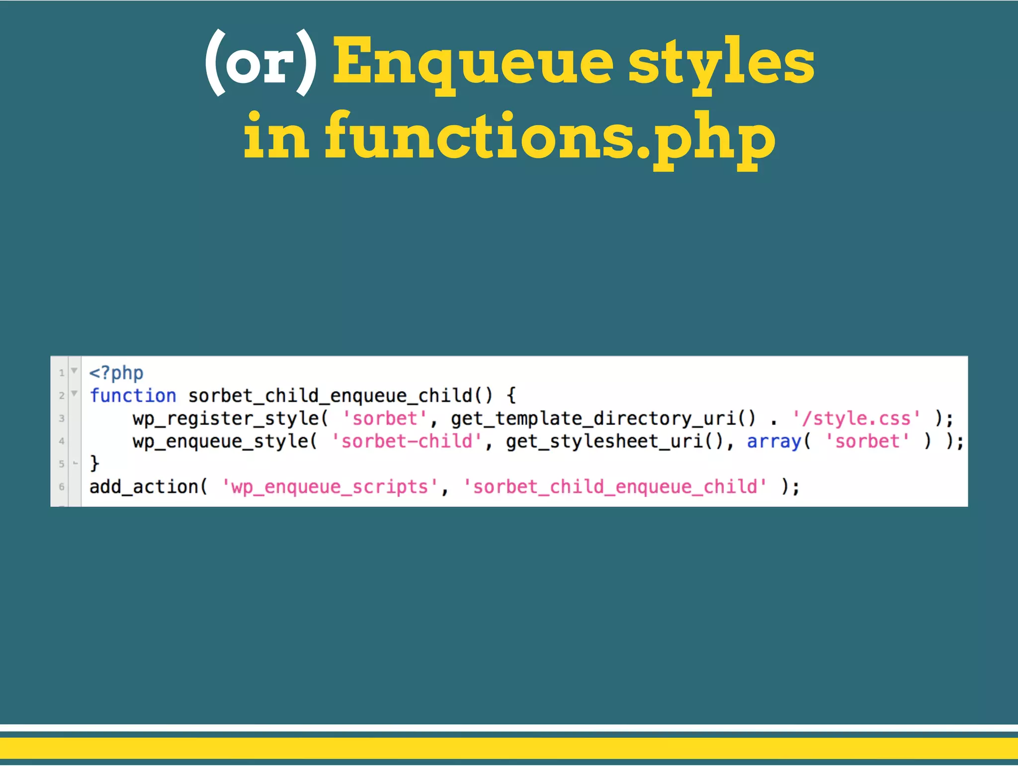 (or) Enqueue styles
in functions.php
 