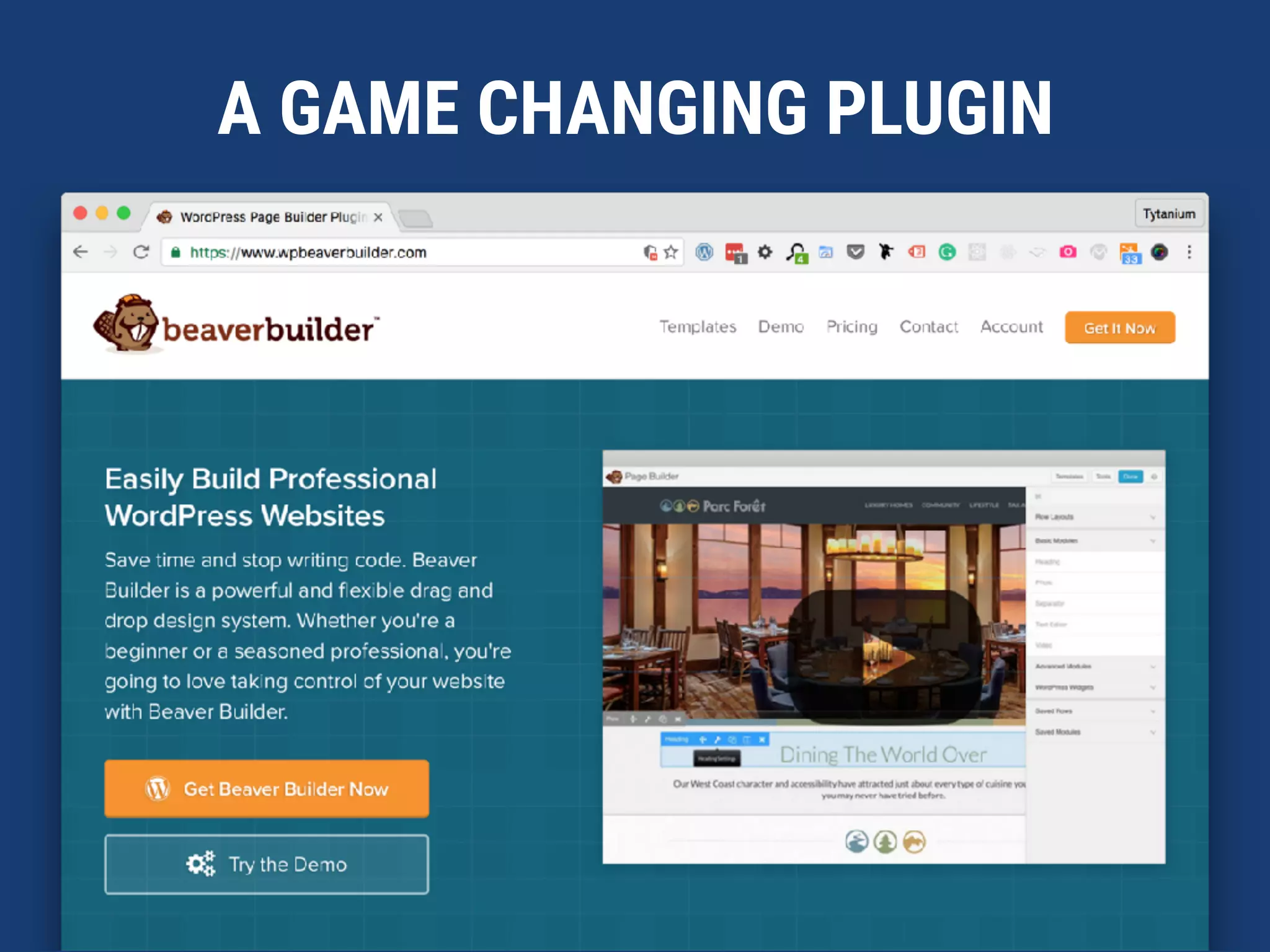 A GAME CHANGING PLUGIN
 