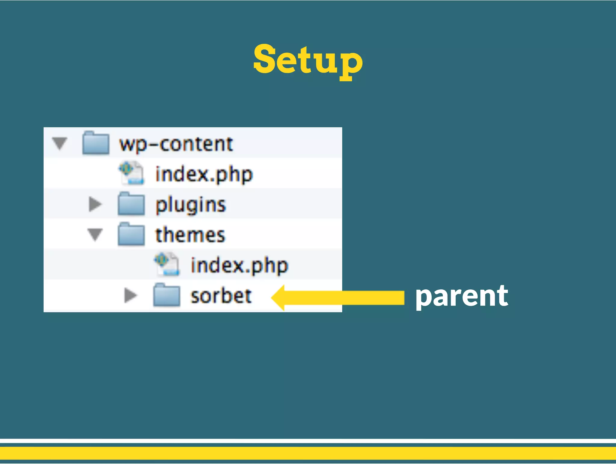 Setup
parent
 