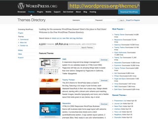 http://wordpress.org/themes/
 