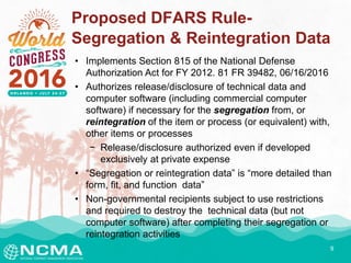 Dfar Forms Baker Tilly Presents: Rights in Technical Data & Computer Software ...