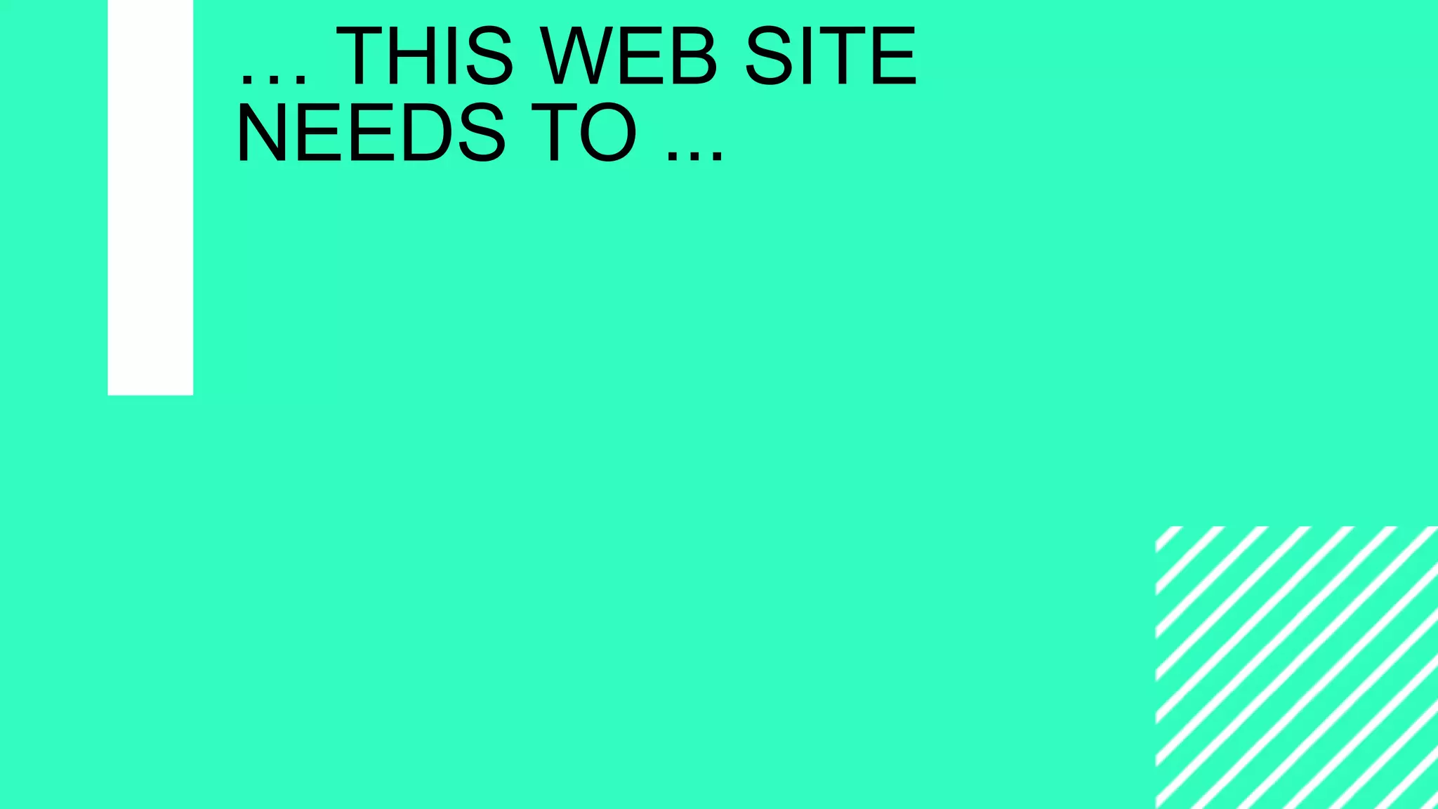 =
CAMPAIGNING
WITH
WORDPRESS
… THIS WEB SITE
NEEDS TO ...
 