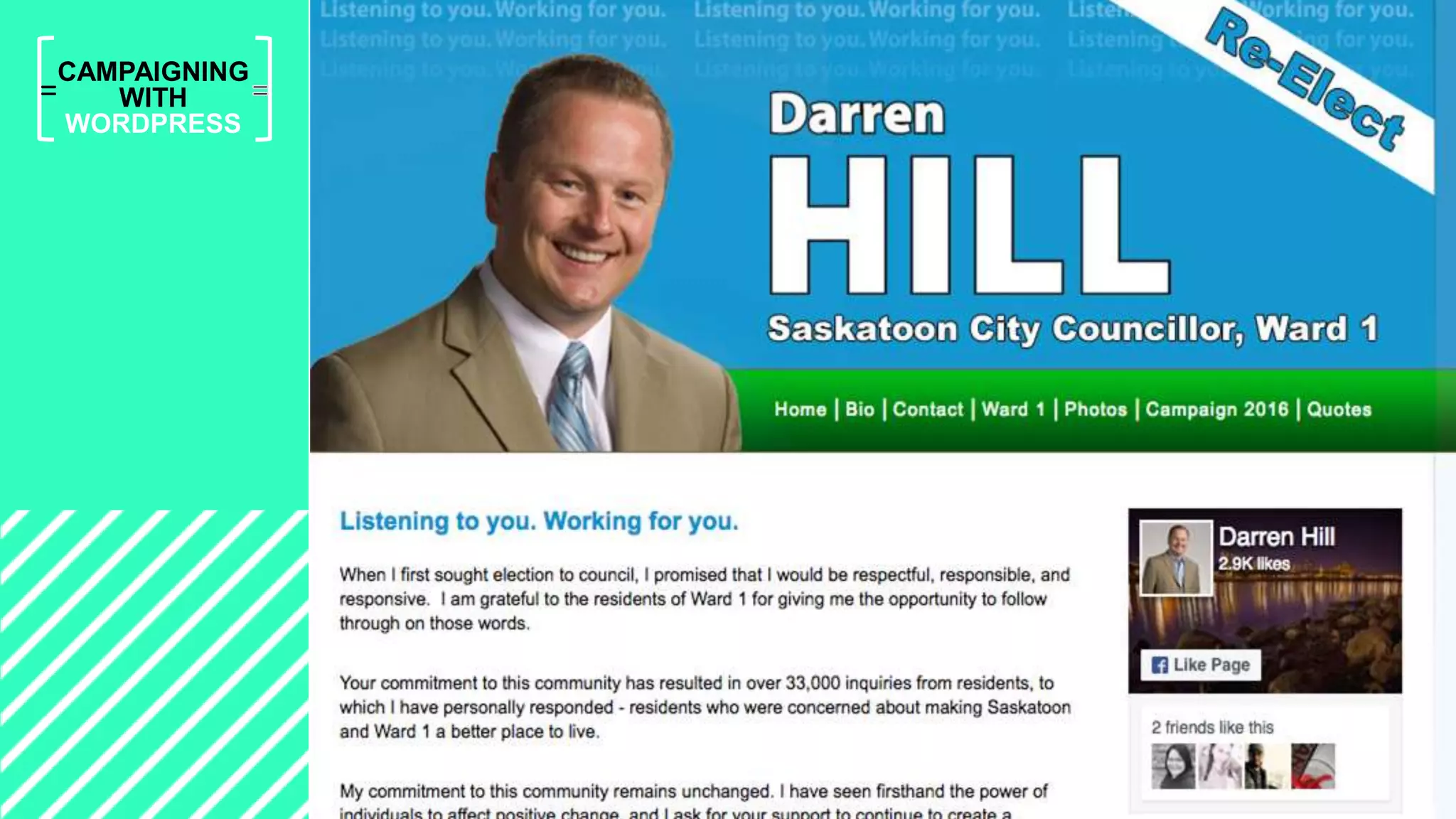 =
CAMPAIGNING
WITH
WORDPRESS
 