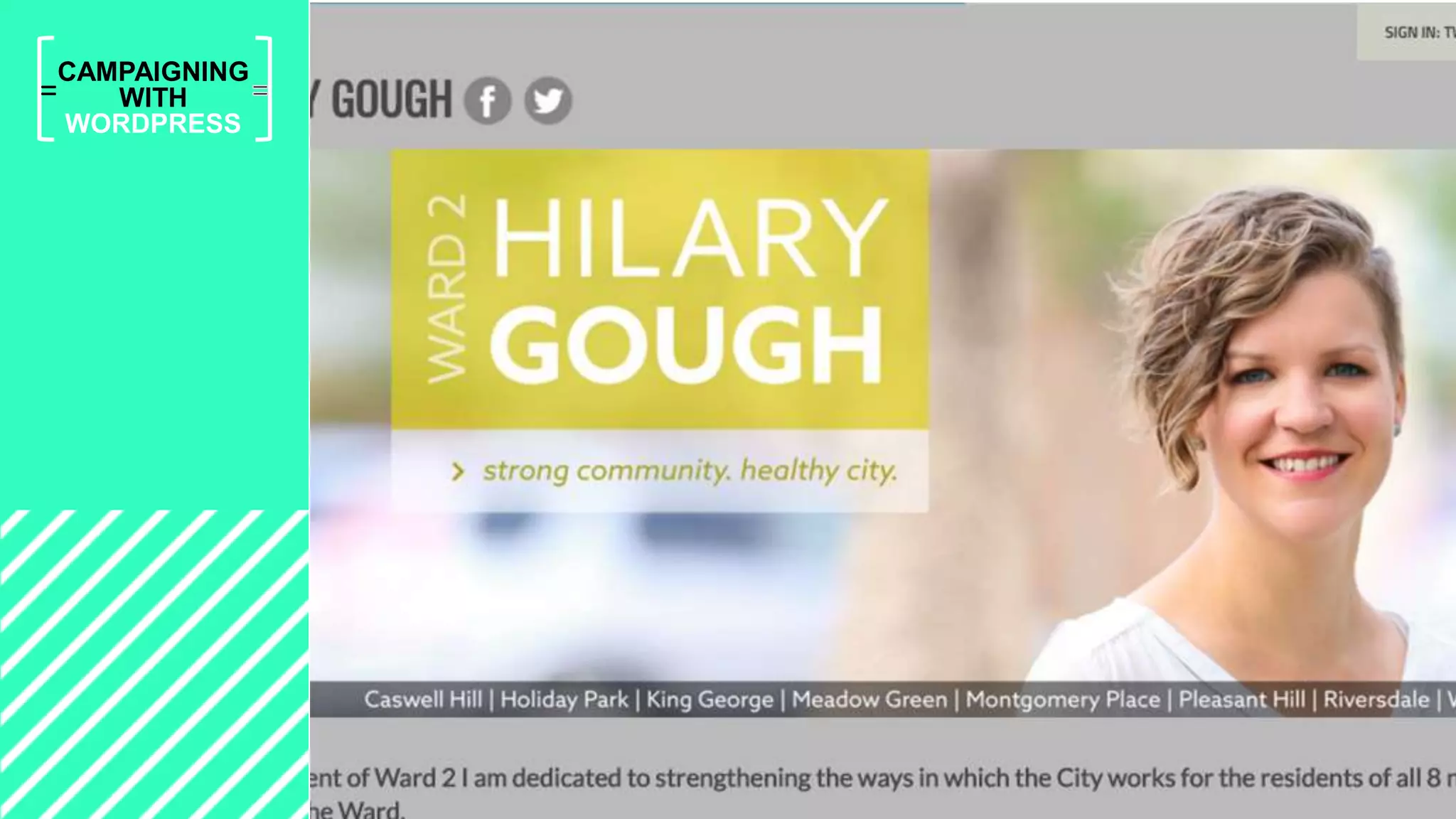 =
CAMPAIGNING
WITH
WORDPRESS
 