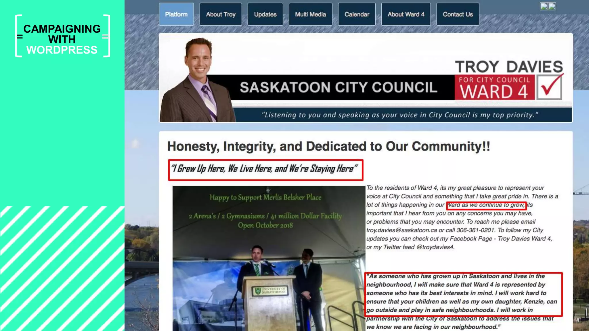 =
CAMPAIGNING
WITH
WORDPRESS
 